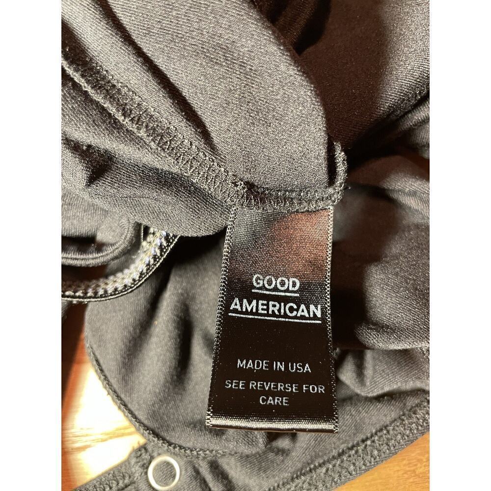 Good American Good Body Cross Back Bodysuit 3 Large Tank Top Sparkle Strap $150 - Picture 13 of 14